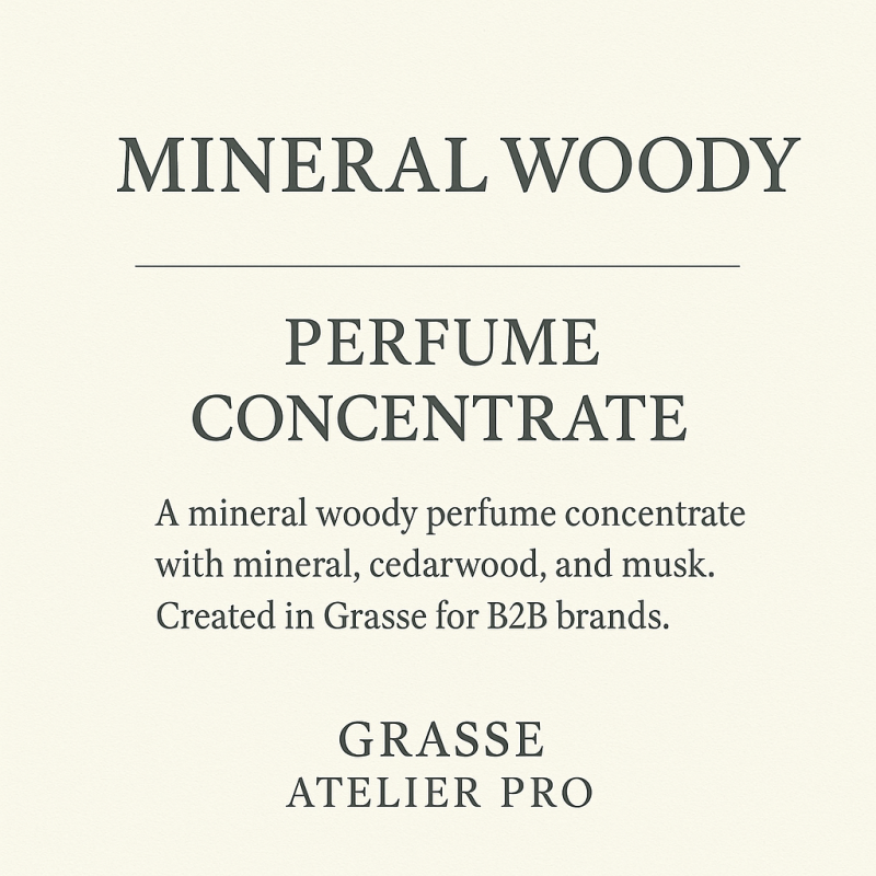Minéral Boisé – Pure Woody Spicy Concentrate